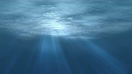 deep sea of qi, lit from above